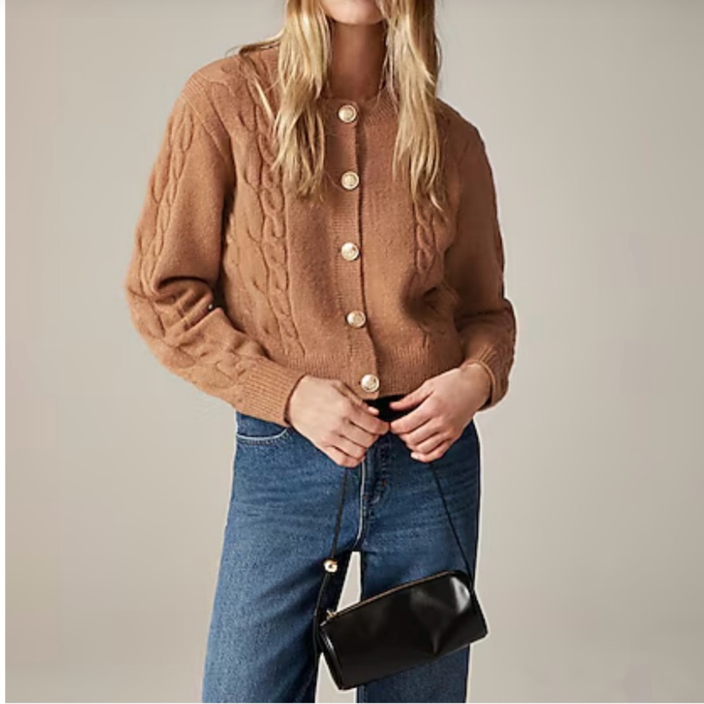 NWT J. Crew Cable-knit Cardigan